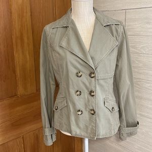 Apt 9 tan/khaki short trench jacket. Size M